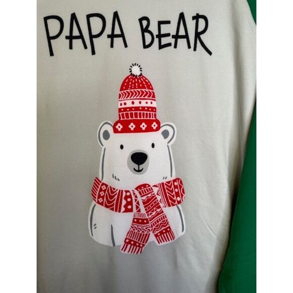 Men's Jammies Papa Bear Pajama Set LARGE TALL (9191) - Picture 7 of 9